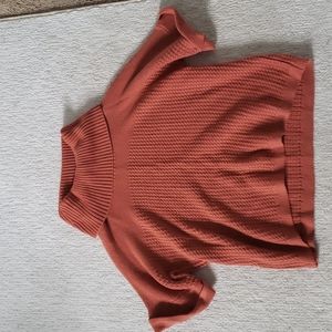 Coldwater Creek cropped sweater PXL (orange)